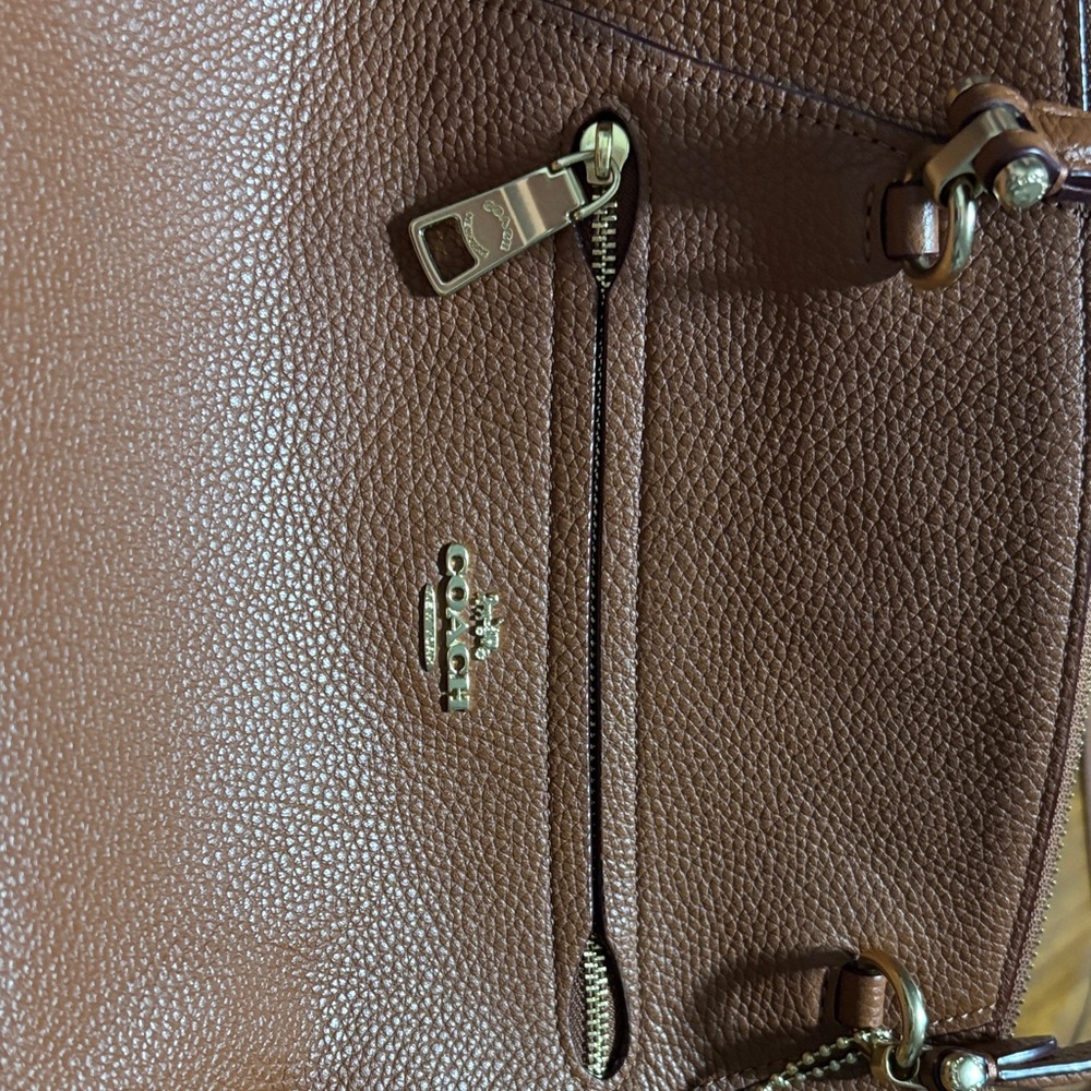 Coach New York E1957-58874 Brown Leather Shoulder Bag - Picture 5 of 9